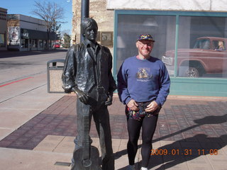 Standing in the Corner in Winslow Arizona - Adam