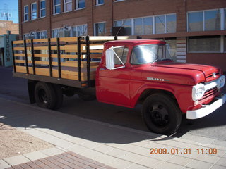 Standing in the Corner in Winslow Arizona