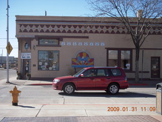 Standing in the Corner in Winslow Arizona