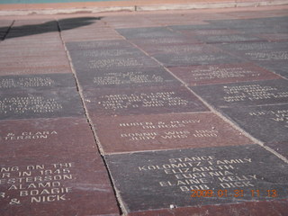 Standing in the Corner in Winslow Arizona