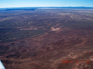 aerial landscape coming home from Winslow