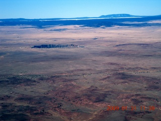 aerial - meteor crater