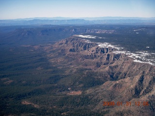 aerial - meteor crater