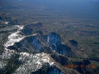 aerial - meteor crater