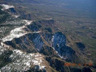 aerial - meteor crater