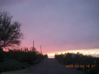 aerial clouds north of Phoenix - beautiful sunset