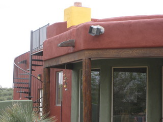 beth's pictures - Cave Creek mine hike - Dita's partly-yellow house