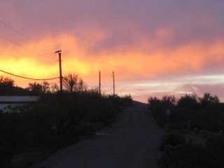 Cave Creek mine hike - sunset