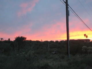 beth's pictures - Cave Creek mine hike - sunset