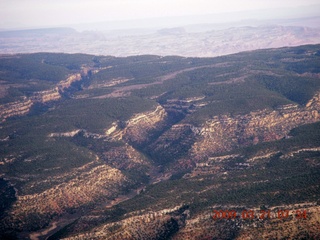 aerial - hills near Kayenta