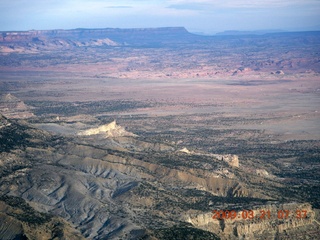aerial - hills near Kayenta