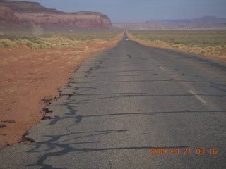Monument Valley seen from UT25 - N43872J tail