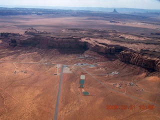 aerial - Monument Valley Airport (UT25)