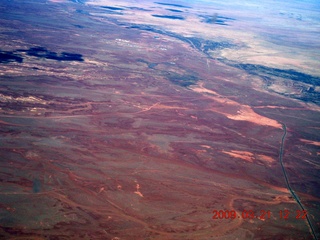 aerial - canyon southwest of Kayenta