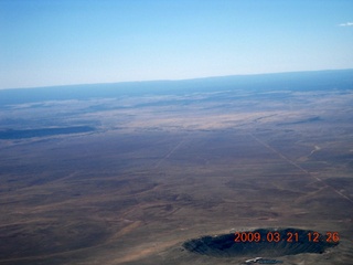 aerial - canyon southwest of Kayenta - Navajo Mountain