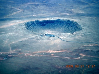 aerial - canyon southwest of Kayenta
