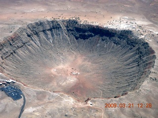 aerial - painted desert