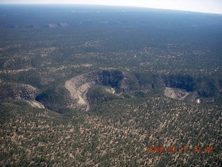 aerial - meteor crater