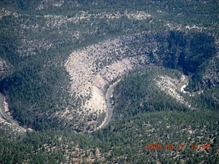 aerial - meteor crater