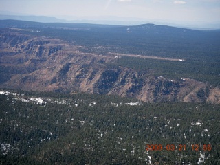 aerial - meteor crater