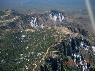 aerial - meteor crater