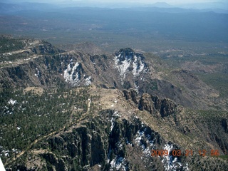 aerial - meteor crater