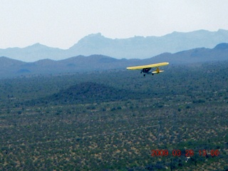 aerial - another airplane near Eagle Roost (27AZ)