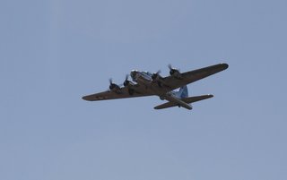 Sean's picture - Lake Havasu (HII) trip - B17 bomber in flight