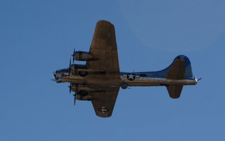 Sean's picture - Lake Havasu (HII) trip - B17 bomber in flight