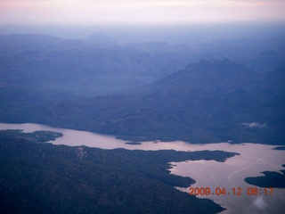 aerial - mountains near Red Creek - Verde River