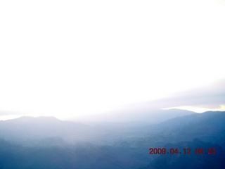 aerial - mountains near Red Creek