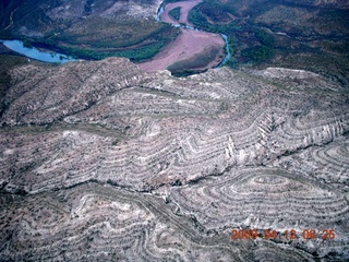 aerial - mountains near Red Creek