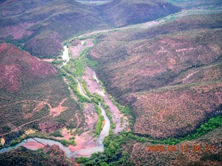 aerial - mountains near Red Creek - Verde River