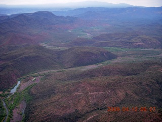 aerial - near Red Creek - Verde River