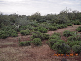 aerial - mountains near Red Creek with clouds