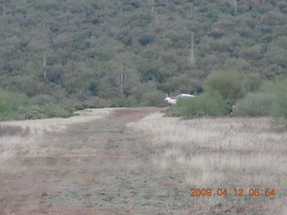 Red Creek airstrip run - runway