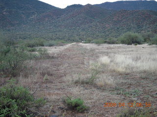 Red Creek airstrip run - runway