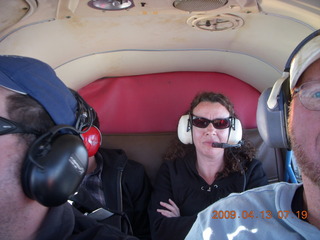 Grand Canyon trip - Judy flying in N4372J