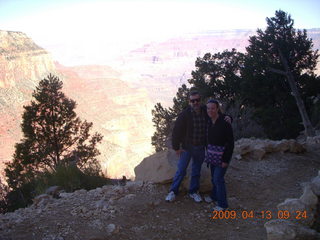 Grand Canyon trip - South Kaibab - Mitch and Judy