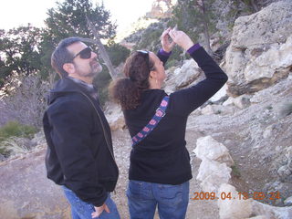 Grand Canyon trip - South Kaibab - Mitch and Judy