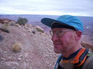 1001 6uh. Canyonlands - Lathrop trail hike - Adam and