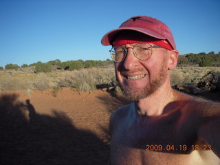 1023 6uk. Canyonlands National Park - Murphy Trail run - Adam