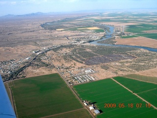 aerial -I-10 crossing the Colorado River