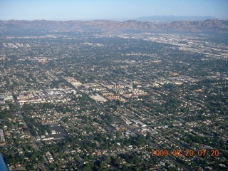 aerial - Los Angeles area near Van Nuys (VNY)