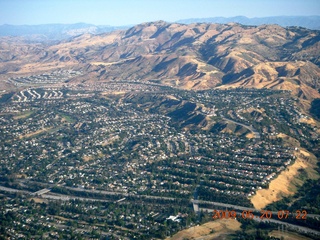 aerial - Los Angeles area near Van Nuys (VNY)