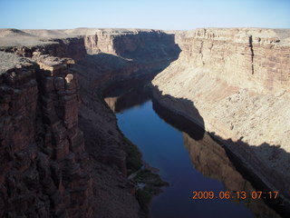Marble Canyon (L41) run - Navajo Bridge sign