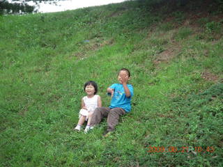 Pennypack Park by the Delaware River - Cecelia and Gaby
