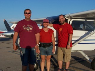 Ken's photo - Markus, Adam, Bernhard and C172