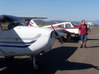 Ken's photo - Markus, Adam, Bernhard and C172