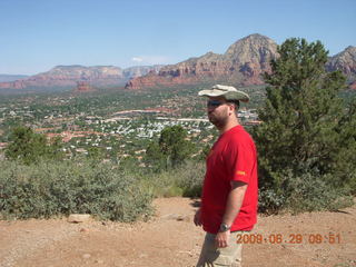 Bernhard at Sedona viewpoint